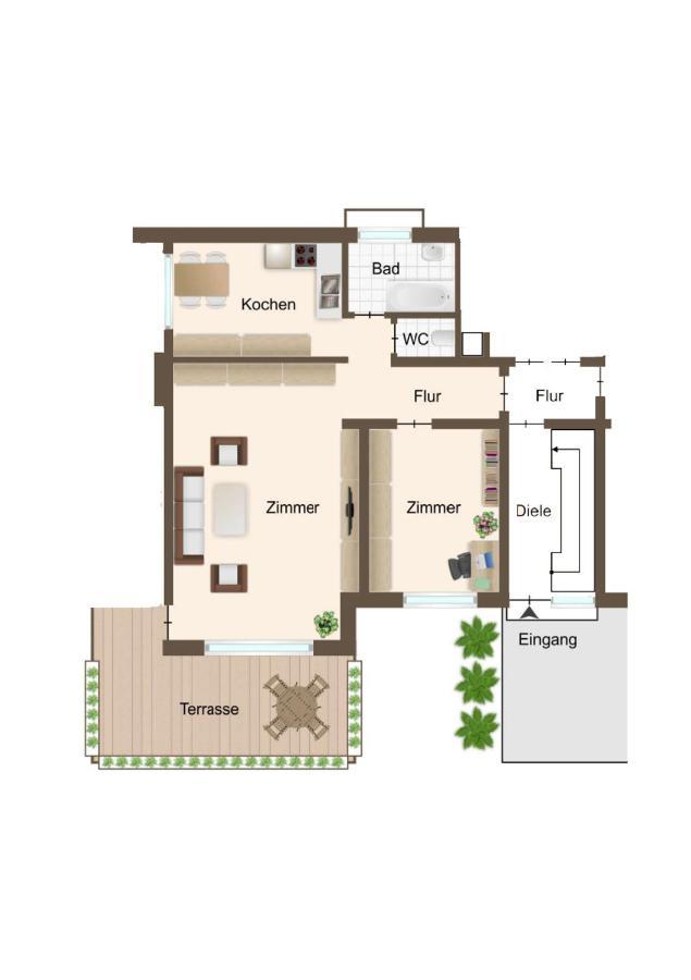Haus Am Oelberg Daire Karsau Dış mekan fotoğraf